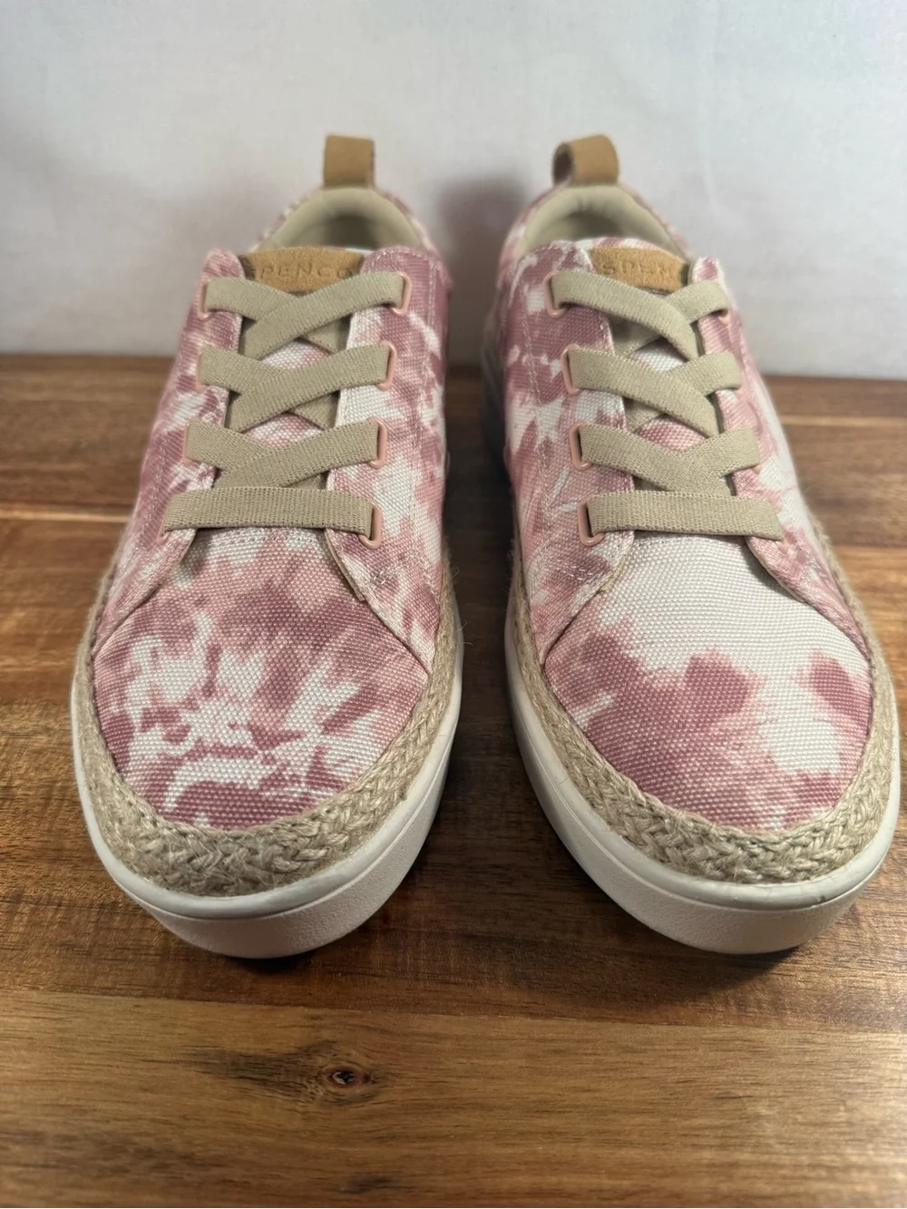 Spenco Malibu Lane Canvas Slip-On Sneaker in Pink Tie-Dye S